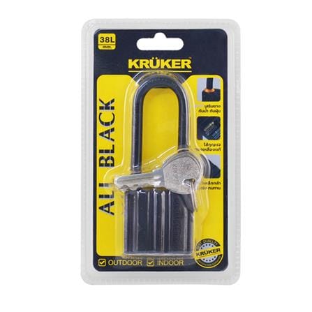 กุญแจ KRUKER KK-9561 38 มม. สีดำ_2