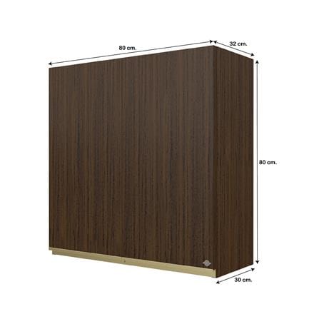 ตู้แขวนคู่ JUPITER JUVENTAS 80x80 ซม. สี DARK TEAK_4