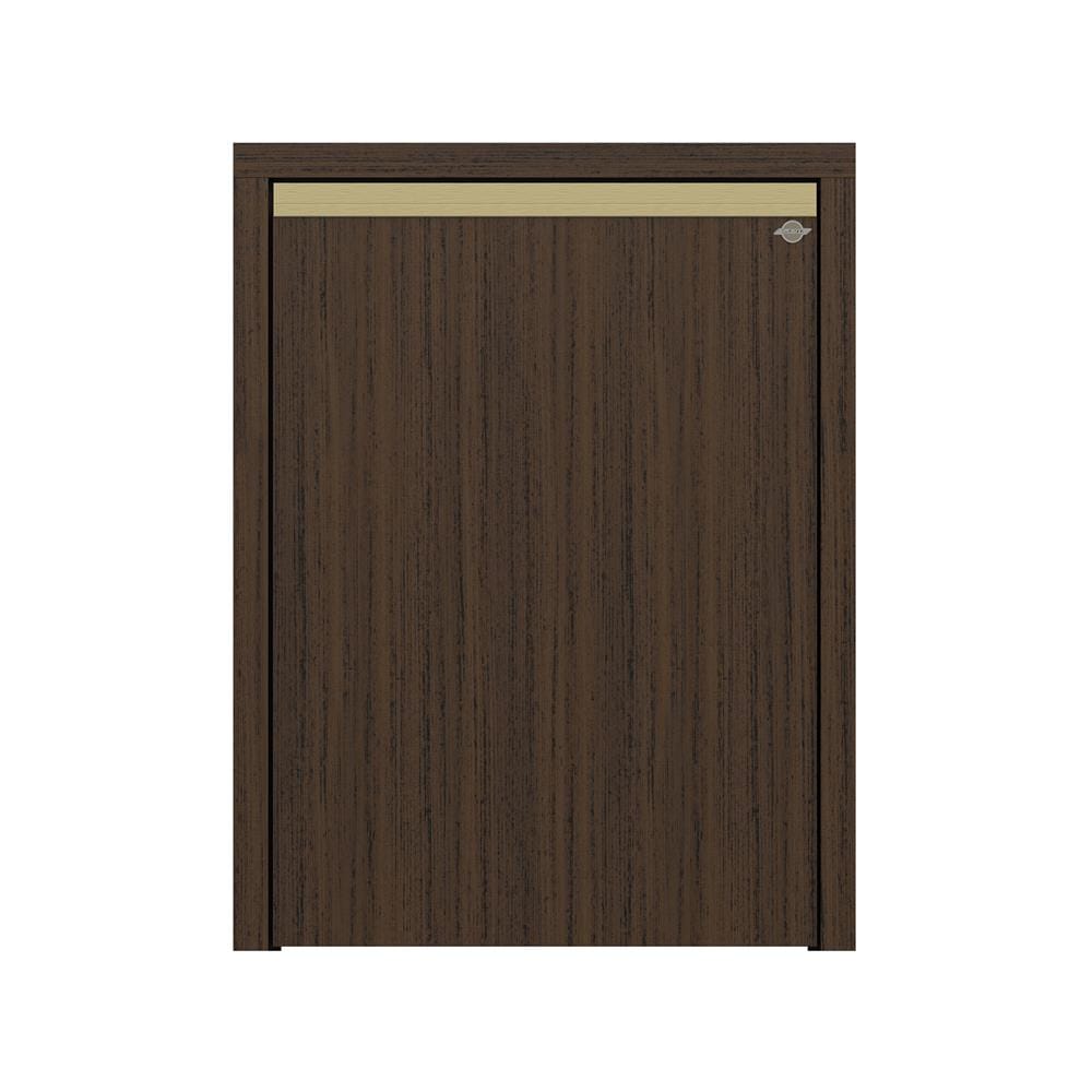 บานถังแก๊สเรียบ JUPITER JUVENTAS 57x74 ซม. สี DARK TEAK