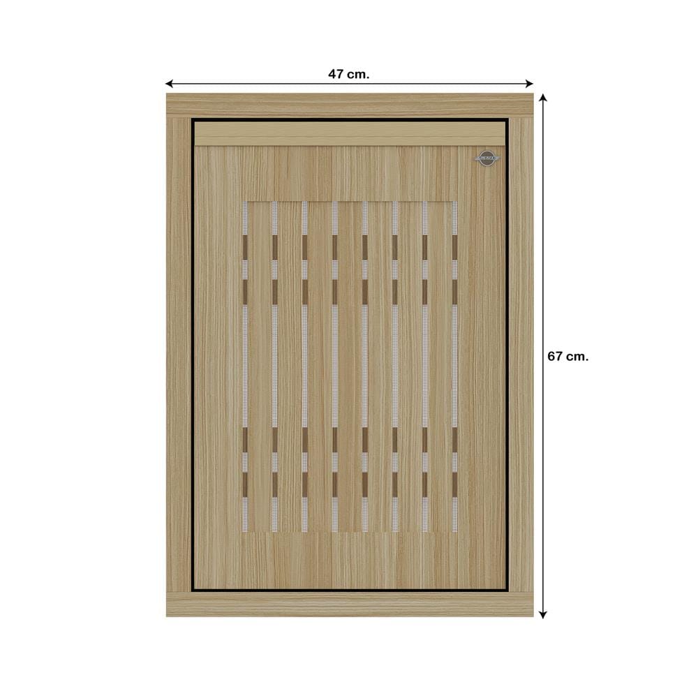 บานซิงค์เดี่ยวระแนง JUPITER JUVENTAS 47x67 ซม. สี WOODS