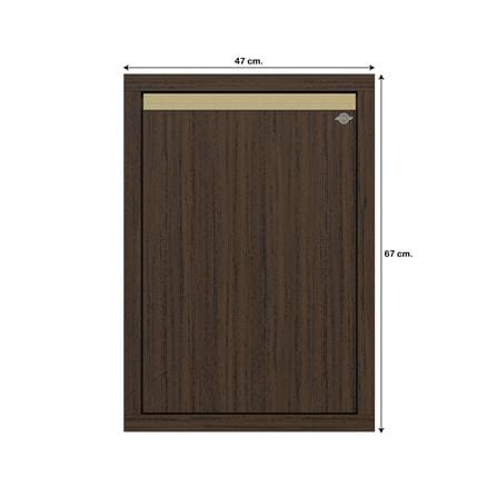 บานซิงค์เดี่ยวเรียบ JUPITER JUVENTAS 47x67 ซม. สี DARK TEAK_7