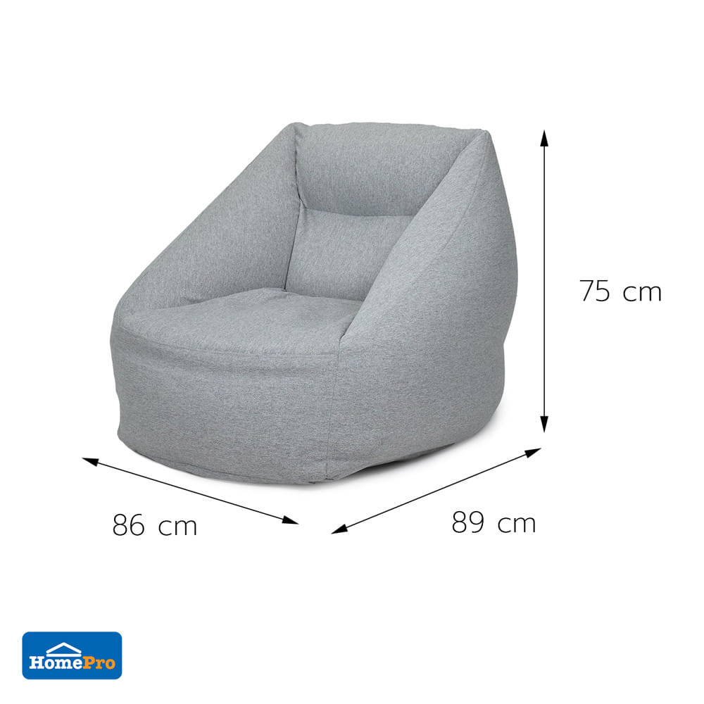 เบาะรองนั่งเป่าลม SNAZZ KAZE 34X29.5 นิ้ว สีเทา