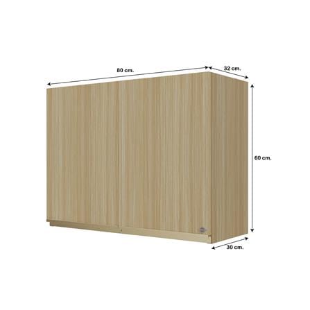 ตู้แขวนคู่ JUPITER JUVENTAS 80x60 ซม. สี WOODS_4