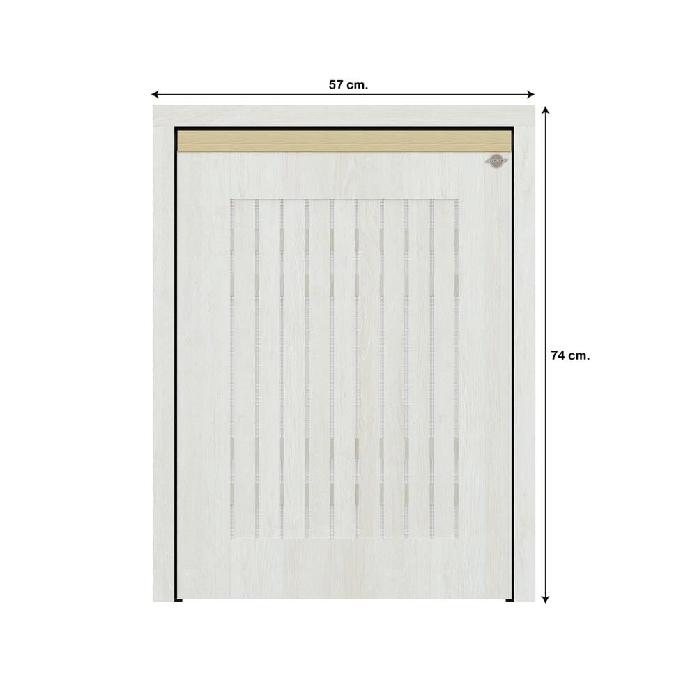 บานถังแก๊สระแนง JUPITER JUVENTAS 57x74 ซม. สี SNOW WOOD