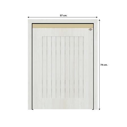 บานถังแก๊สระแนง JUPITER JUVENTAS 57x74 ซม. สี SNOW WOOD_4