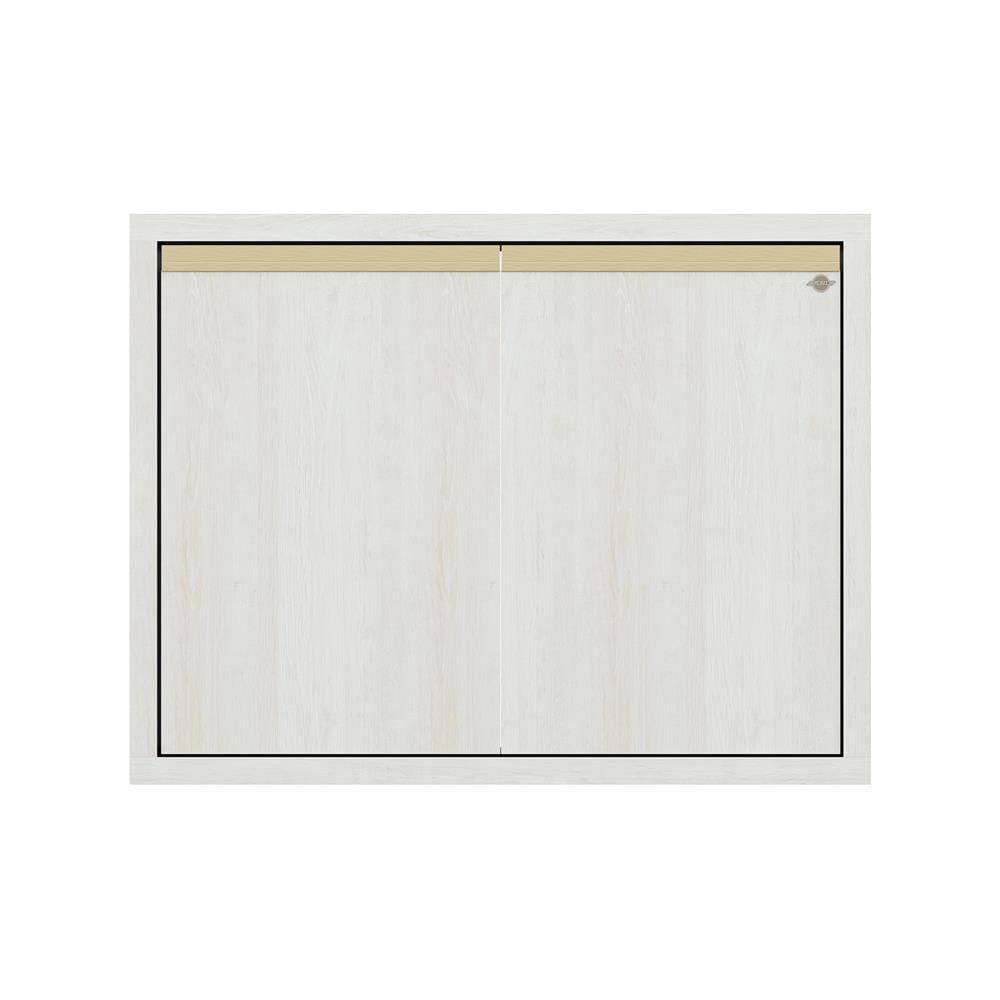 บานซิงค์คู่เรียบ JUPITER JUVENTAS 87x67 ซม. สี SNOW WOOD