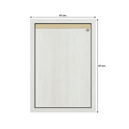 บานซิงค์เดี่ยว JUPITER JUVENTAS 47x67 ซม. สี SNOW WOOD_7