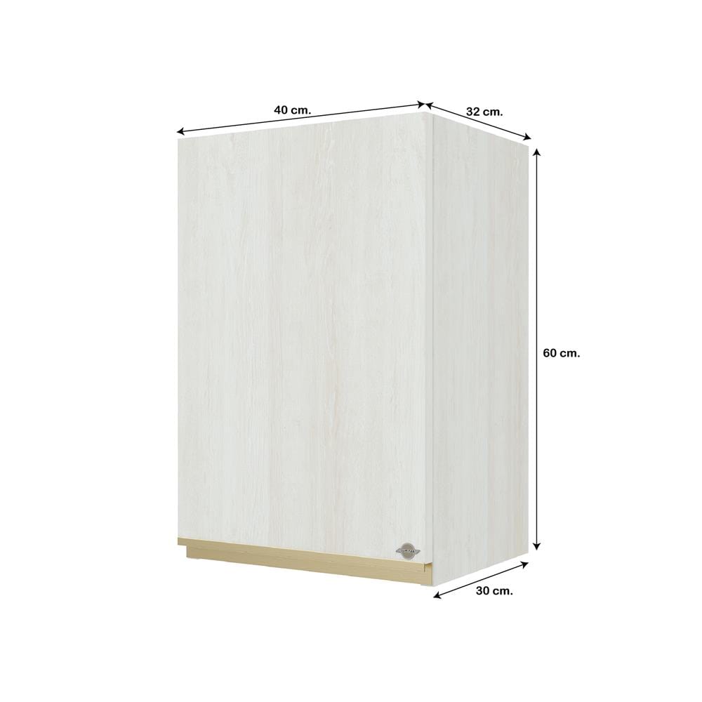 ตู้แขวนเดี่ยว JUPITER JUVENTAS 40x60 ซม. สี SNOW WOOD