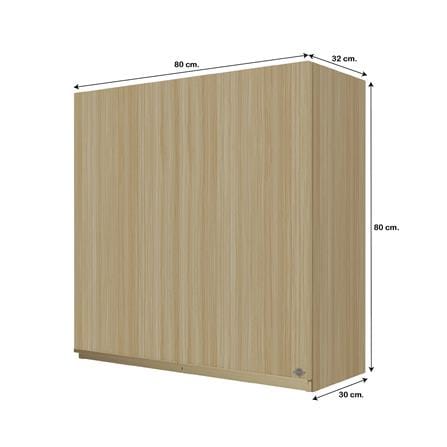 ตู้แขวนคู่ JUPITER JUVENTAS 80x80 ซม. สี WOODS_4