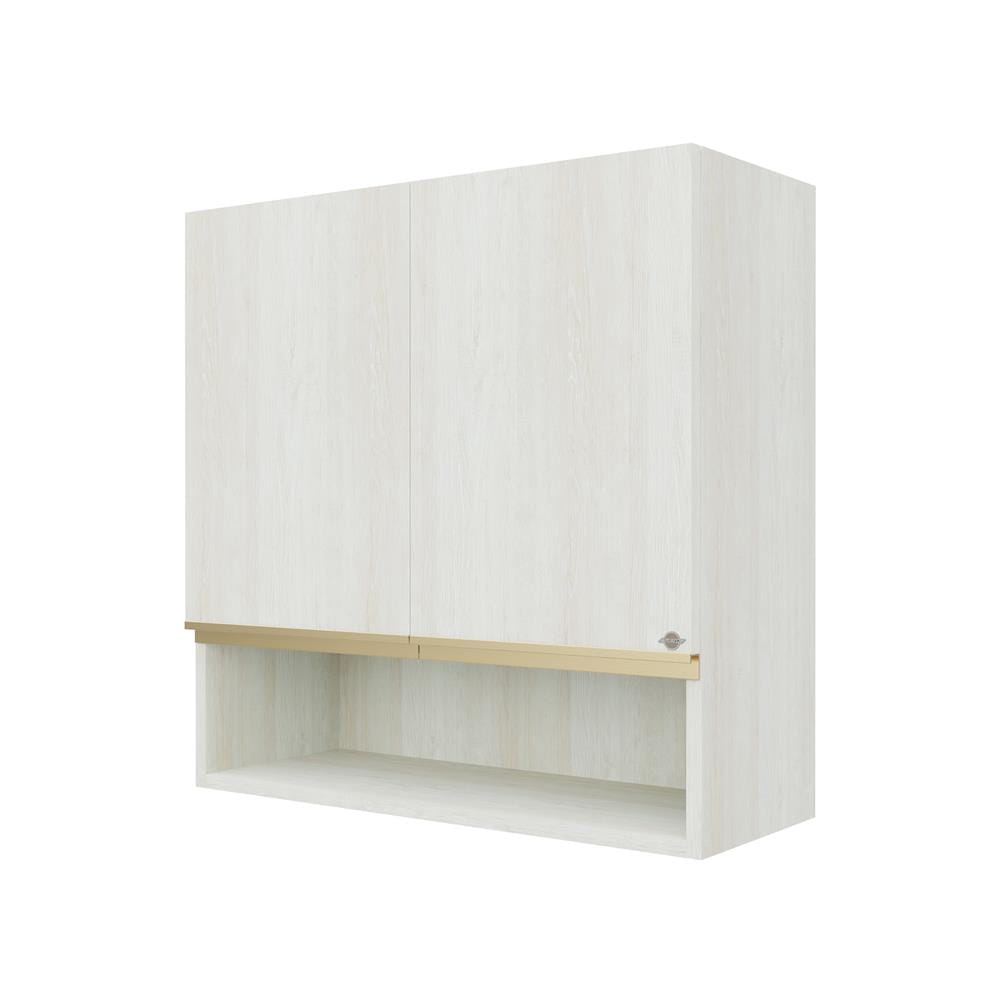ตู้แขวนคู่ D2 JUPITER JUVENTAS 80x80 ซม. สี SNOW WOOD