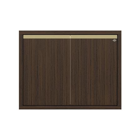 บานซิงค์คู่เรียบ JUPITER JUVENTAS 87x67 ซม. สี DARK TEAK_0