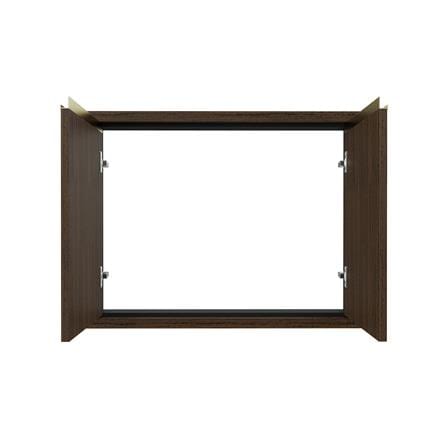 บานซิงค์คู่เรียบ JUPITER JUVENTAS 87x67 ซม. สี DARK TEAK_2