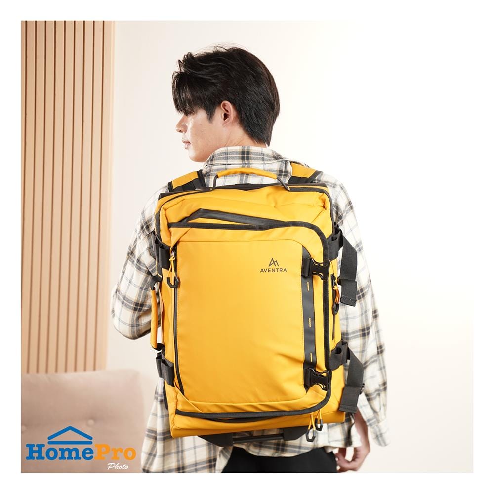 กระเป๋าเดินทางพร้อมสายสะพาย 20 นิ้ว AVENTRA ASPEN สีเหลือง