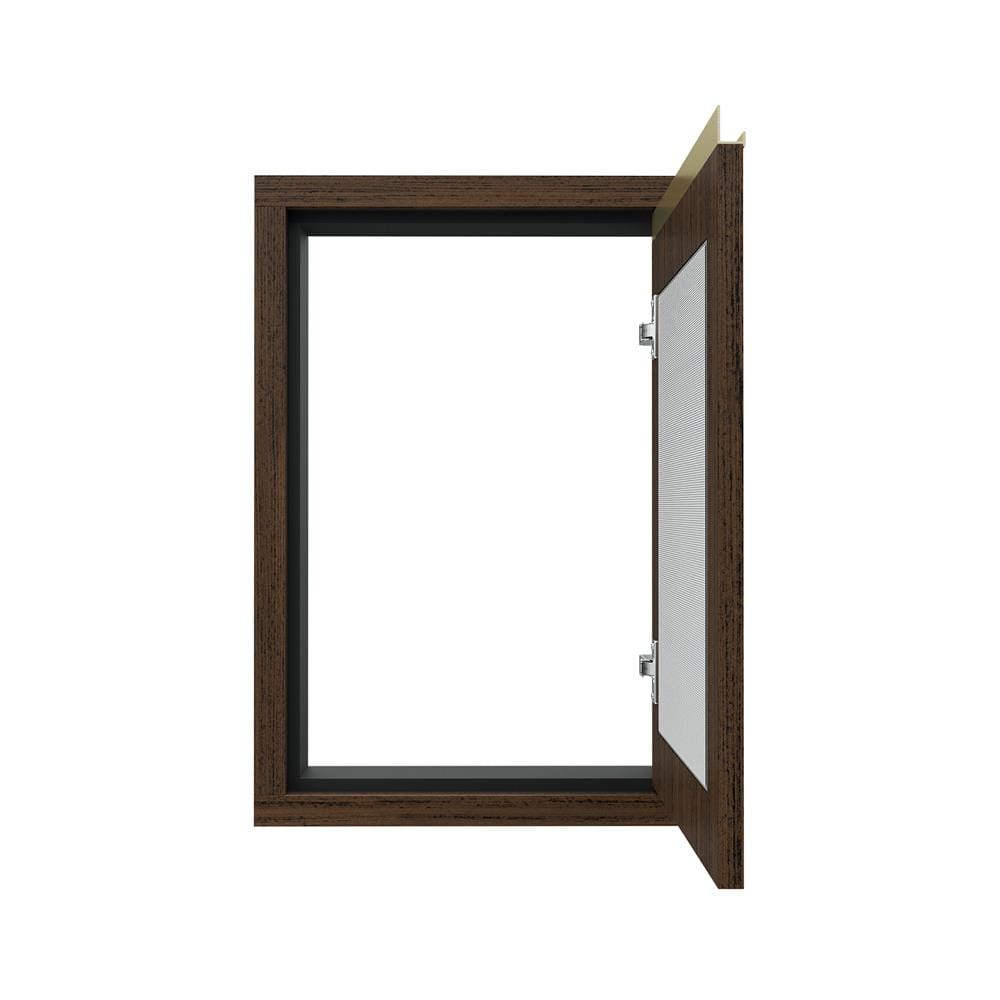 บานซิงค์เดี่ยวระแนง JUPITER JUVENTAS 47x67 ซม. สี DARK TEAK
