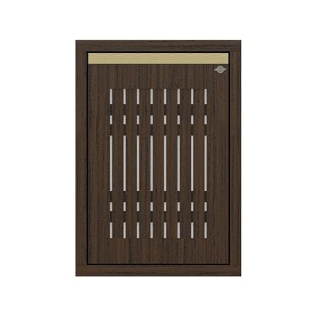 บานซิงค์เดี่ยวระแนง JUPITER JUVENTAS 47x67 ซม. สี DARK TEAK_0