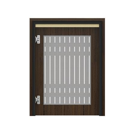 บานถังแก๊สระแนง JUPITER JUVENTAS 57x74 ซม. สี DARK TEAK_2