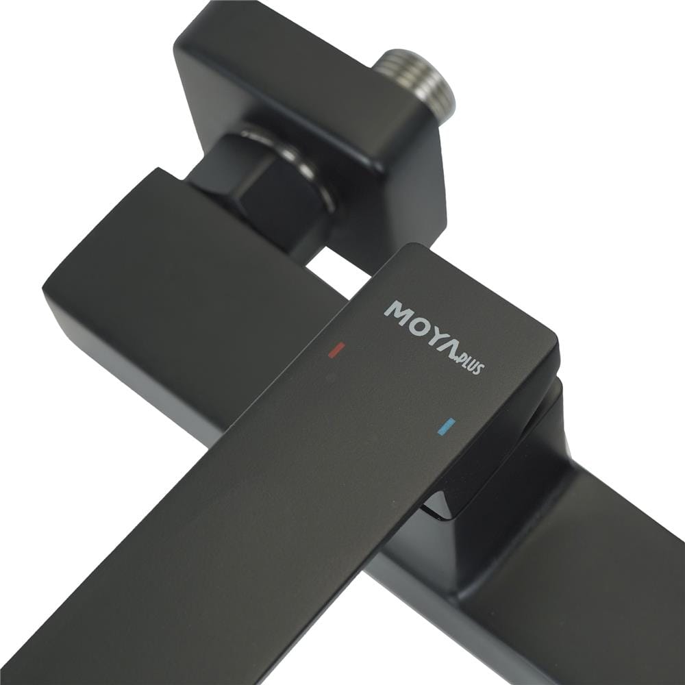 ก๊อกผสมยืนอาบ MOYA PLUS 8003-3 สีดำ