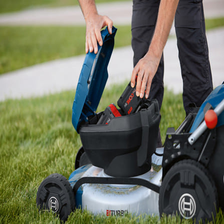 รถเข็นตัดหญ้าไร้สาย (เฉพาะตัวเครื่อง) BOSCH GRA18V2-46 18 โวลต์_2