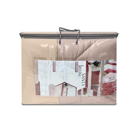 ผ้านวม SANTA BEDDING 70x90 นิ้ว สี BROWN/CREAM_2