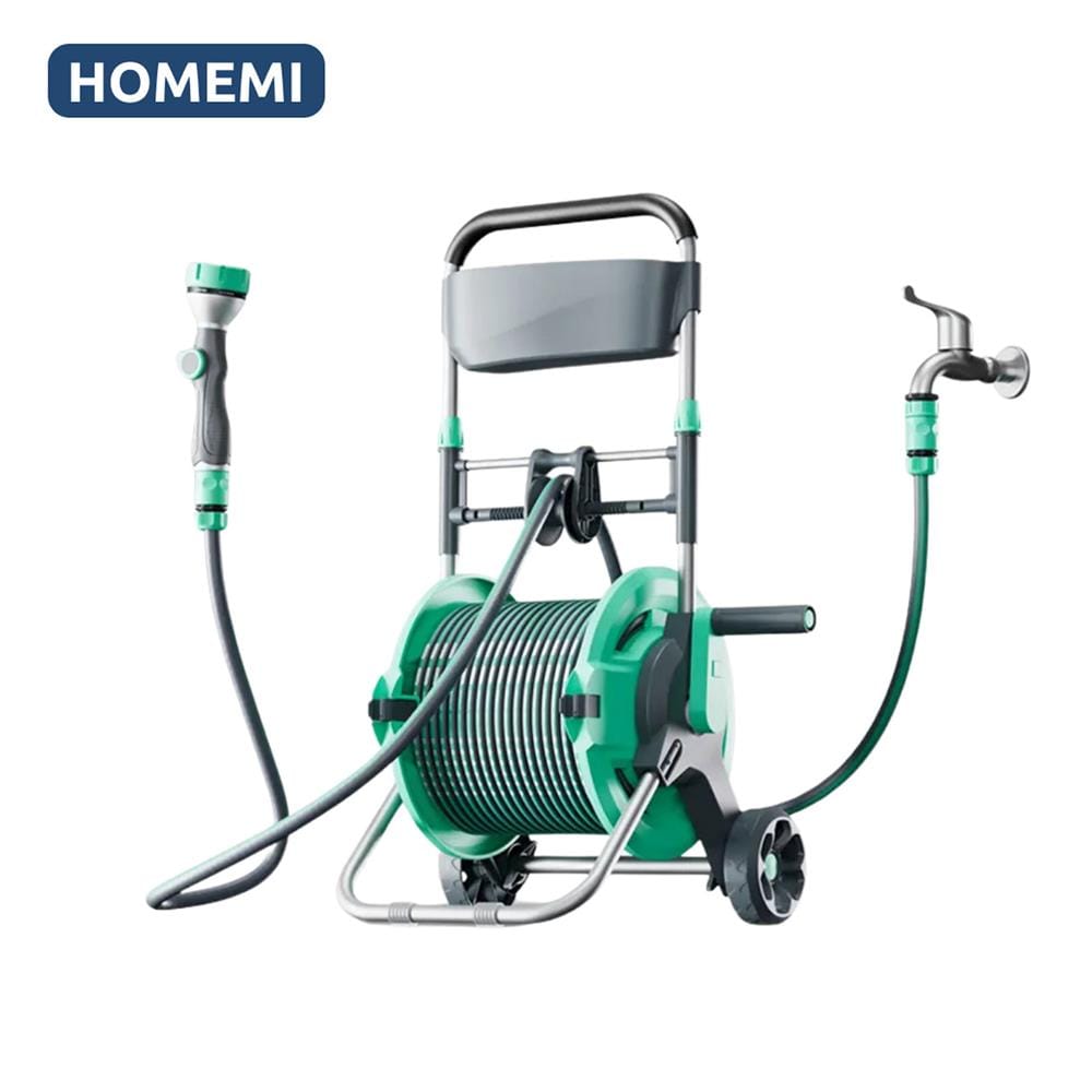 สายยางโรล HOMEMI 1/2 นิ้ว x 20 ม. สีเขียว