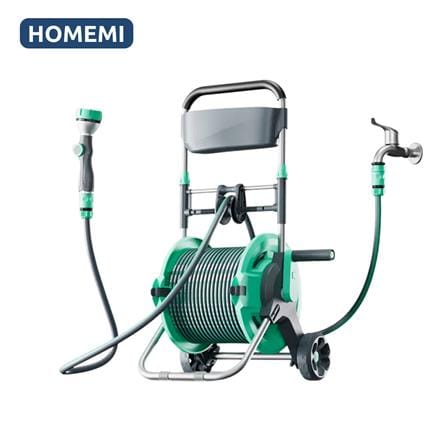 สายยางโรล HOMEMI 1/2 นิ้ว x 30 ม. สีเขียว_0