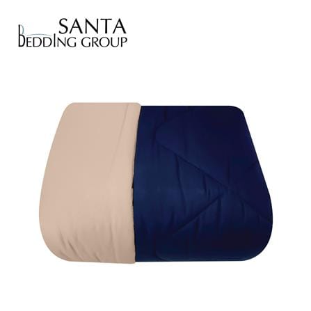 ผ้านวม SANTA BEDDING 70x90 นิ้ว สี BROWN/BLUE_0