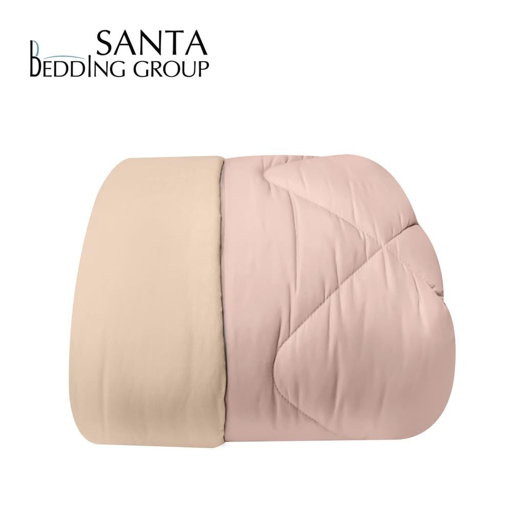ผ้านวม SANTA BEDDING 100x90 นิ้ว สี BROWN/PINK