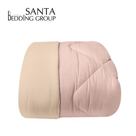 ผ้านวม SANTA BEDDING 100x90 นิ้ว สี BROWN/PINK_0
