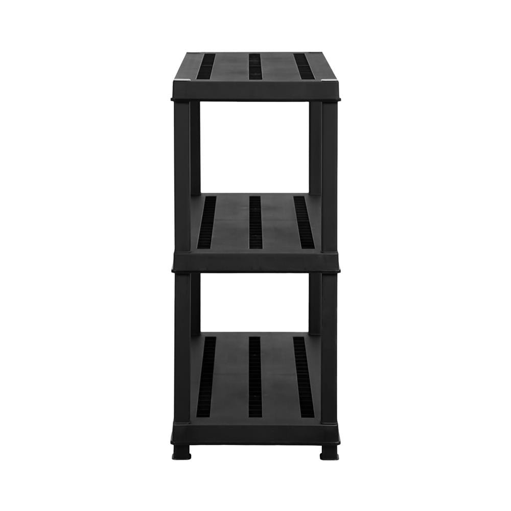 ชั้นวางของ 3 ชั้น STACKO DRUNO 90x44x136 ซม. สีดำ