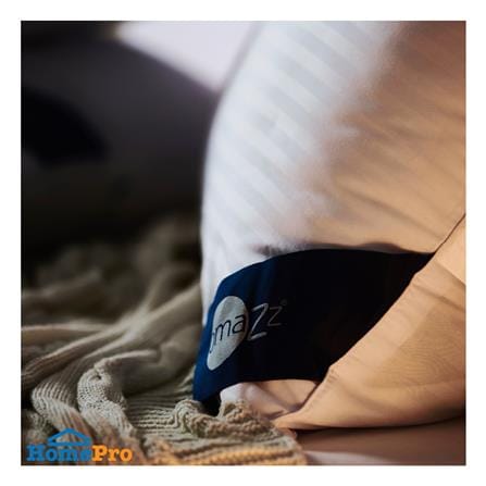 หมอนหนุน ไมโครไฟเบอร์ OMAZZ LOFTY S25 20x30 นิ้ว สีขาว_6