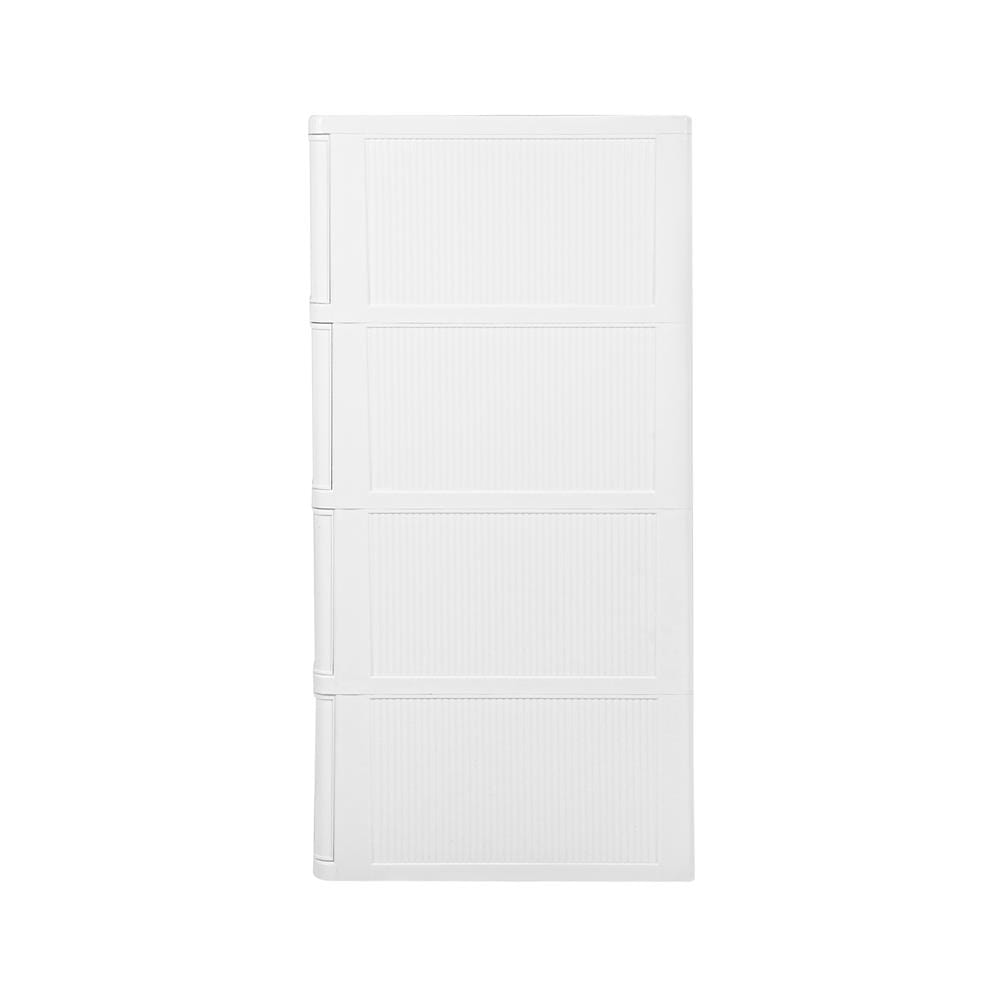 ตู้ลิ้นชัก 4 ชั้น STACKO MARU 41.8x50.9x101.7 ซม. สีขาว