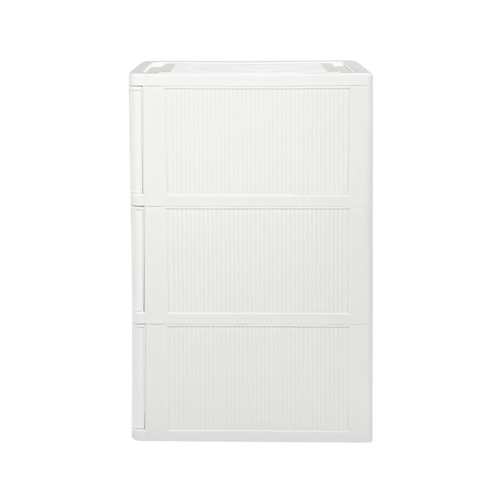 ตู้ลิ้นชัก 3 ชั้น STACKO MARU 41.8x50.9x77 ซม. สีขาว