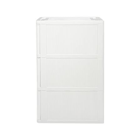 ตู้ลิ้นชัก 3 ชั้น STACKO MARU 41.8x50.9x77 ซม. สีขาว_3