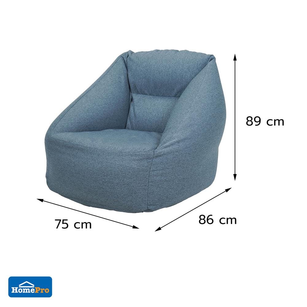 เบาะรองนั่งเป่าลม SNAZZ KAZE 34X29.5 นิ้ว สีน้ำเงิน