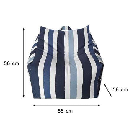 เบาะรองนั่ง SNAZZ KYLER 22X22 นิ้ว สีน้ำเงิน_5
