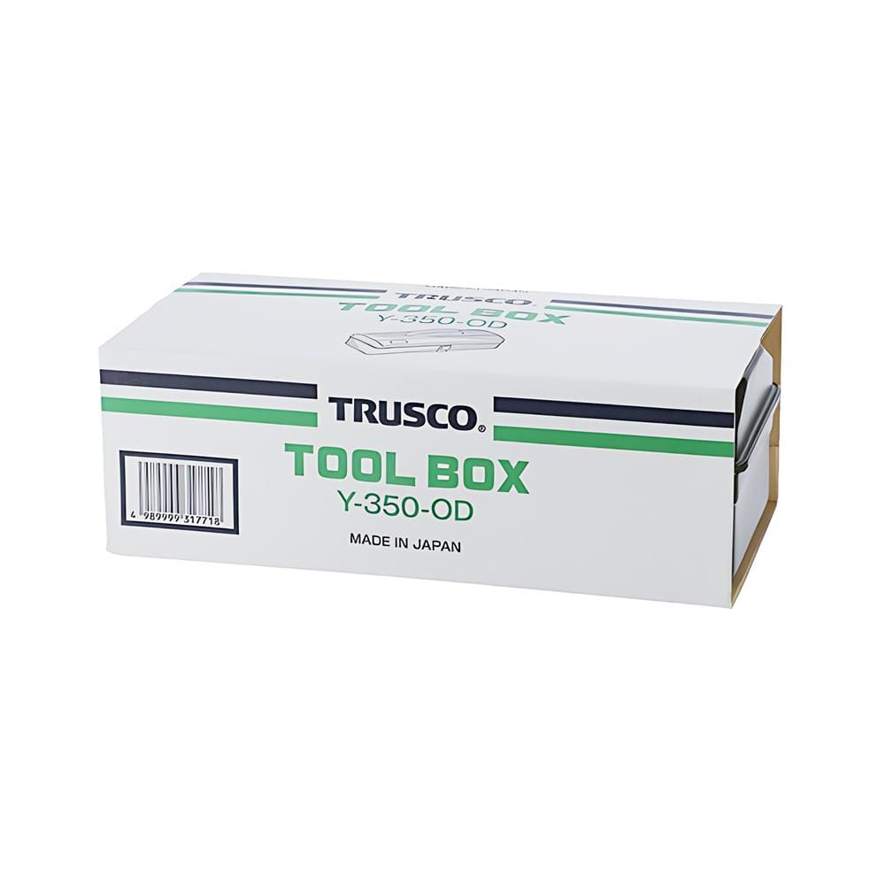 กล่องเครื่องมือเหล็ก 1 ช่อง TRUSCO Y-350OD สีเขียวขี้ม้า