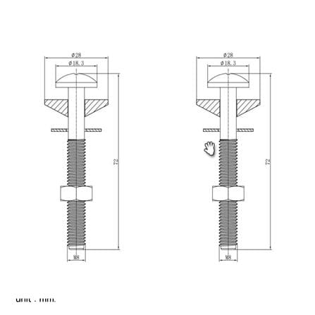 นอตยึดหม้อน้ำ COTTO F943000_1