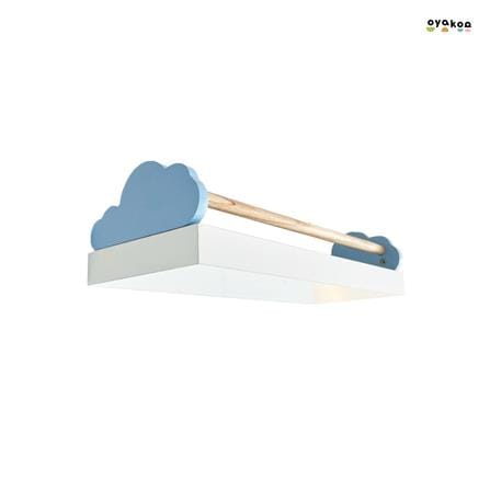 ชั้นแขวน OYAKOO MIA CLOUDY 60 ซม. สีขาว/ฟ้า_2