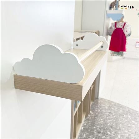 ชั้นแขวน OYAKOO MIA CLOUDY 60 ซม. สีขาว/โอ๊ค_7