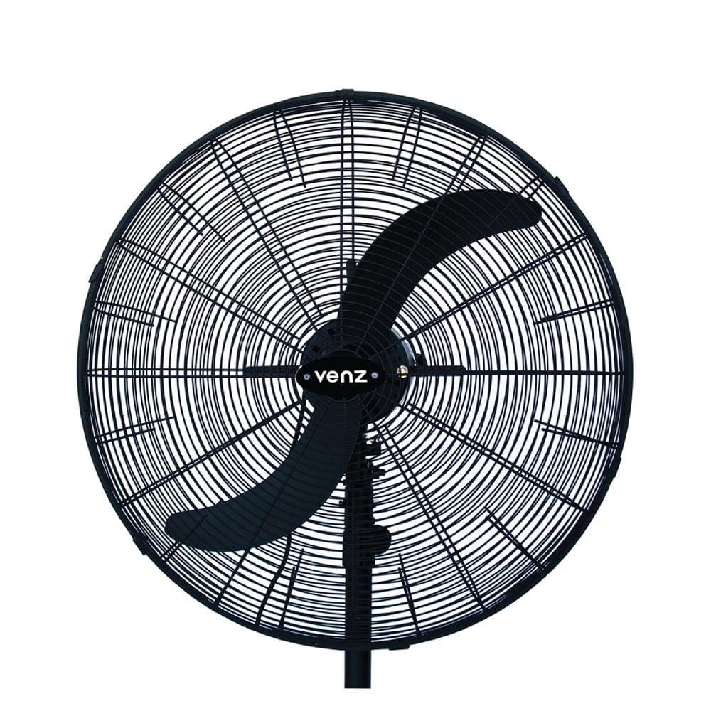 พัดลมอุตสาหกรรมขาเดี่ยว 26 นิ้ว VENZ FS-65 สีดำ