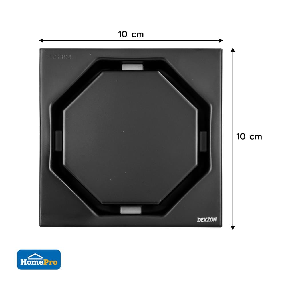 ตะแกรงกันกลิ่น DEXZON S-J4110FS-MB 3.8 นิ้ว