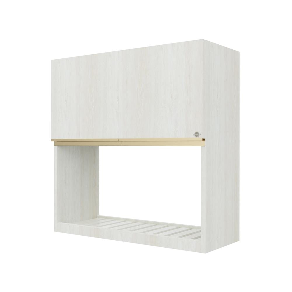 ตู้แขวนคว่ำจาน JUPITER JUVENTAS SNOW WOOD 80x80 ซม.