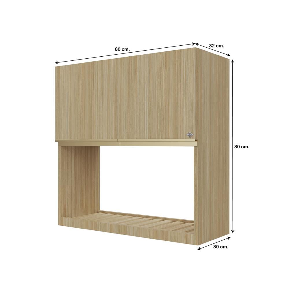 ตู้แขวนคว่ำจาน JUPITER JUVENTAS WOODS 80x80 ซม.