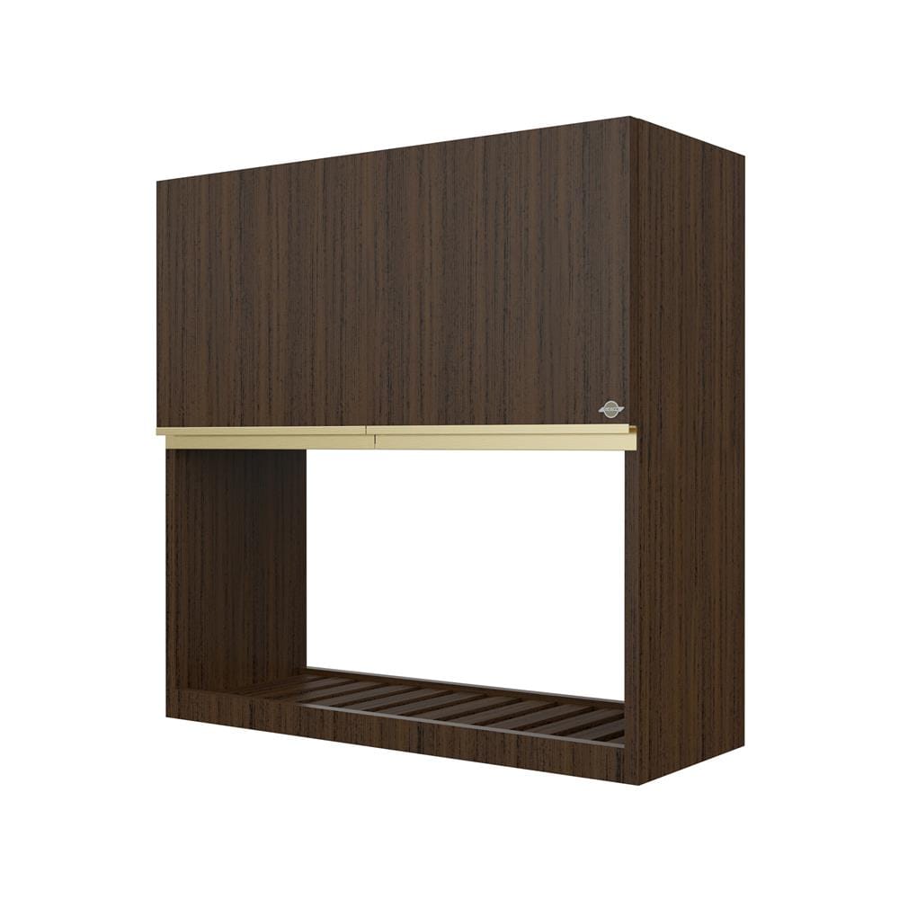 ตู้แขวนคว่ำจาน JUPITER JUVENTAS DARK TEAK 80x80 ซม.