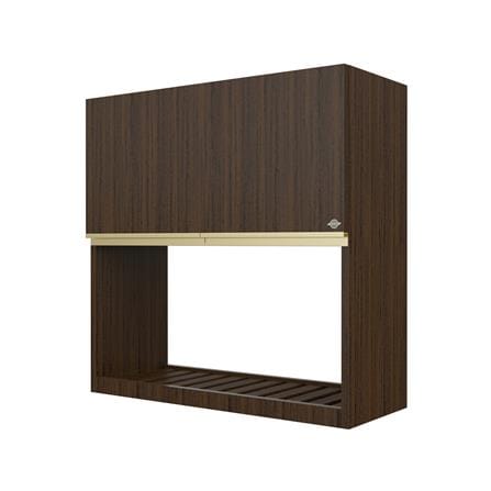 ตู้แขวนคว่ำจาน JUPITER JUVENTAS DARK TEAK 80x80 ซม._1