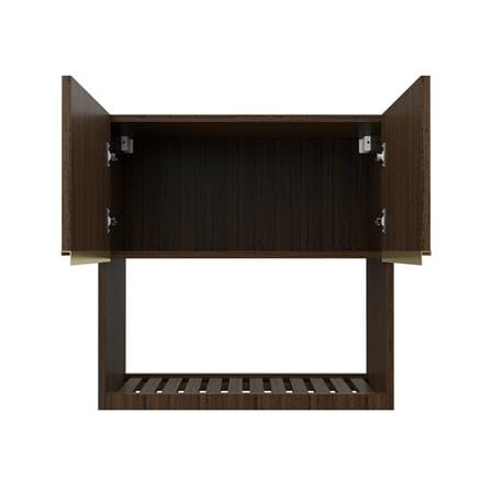ตู้แขวนคว่ำจาน JUPITER JUVENTAS DARK TEAK 80x80 ซม._2