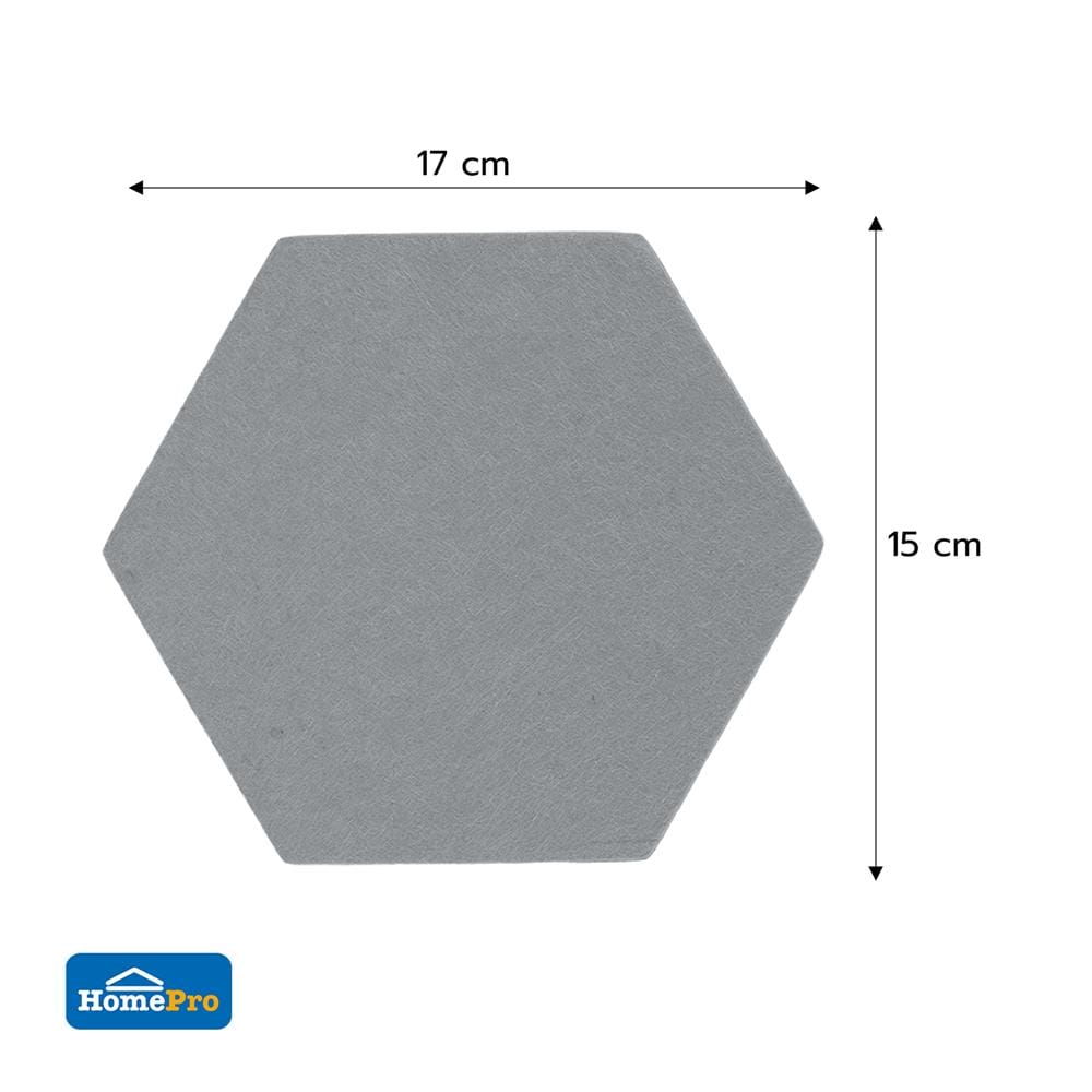 สติ๊กเกอร์บอร์ด HOME LIVING STYLE 15x17 ซม. สีเทา