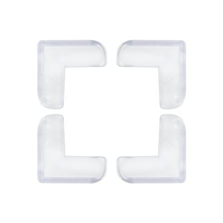 พีวีซีกันกระแทก HOME LIVING STYLE 4x4 ซม. สีใส (แพ็ก 4 ชิ้น)_0