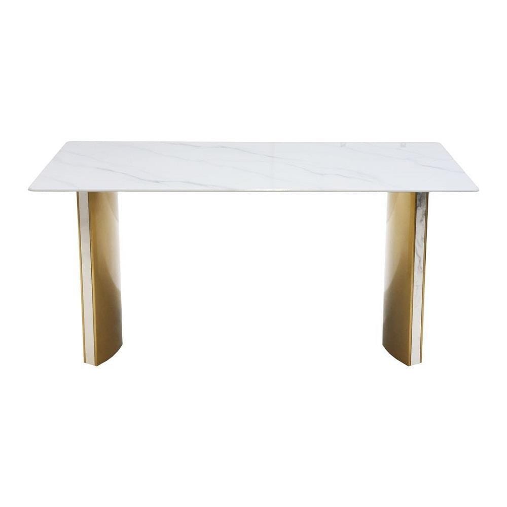 โต๊ะทานข้าว SB FURNITURE HEZRON 19233867 160 ซม. สีขาว