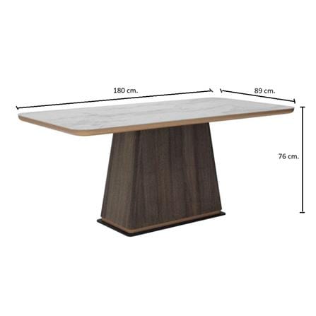 โต๊ะทานข้าว SB FURNITURE LORETTA 19184678 180 ซม. สีขาว_3